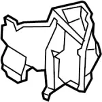 271264GF0A - HVAC: Floor Duct for Infiniti Image