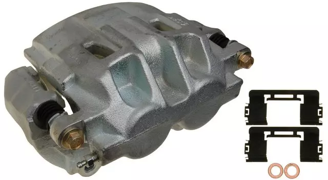 Front Driver Side Disc Brake Caliper Assembly (Friction Ready Non-Coated), Remanufactured - GM (19306651)
