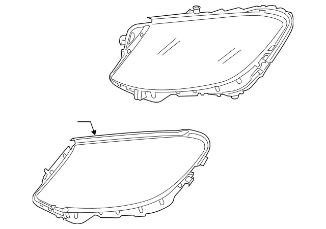 222906840364 - Electrical System: Lamp Unit for Mercedes-Benz: Maybach S550, Maybach S560, Maybach S600, Maybach S650, S450, S550, S550e, S560, S600, S63 AMG, S65 AMG Image image