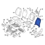 PU5Z7861018U - : Frame Assembly Seat for Ford: Ranger Image