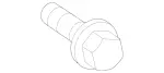 169901301 - Front Axle: Screw for Mercedes-Benz Image