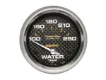 4837 - : GAUGE, WATER TEMP, 2 5/8", 100-250?F, ELECTRIC, CARBON FIBER for AutoMeter Image