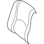 9E6Z7864417AC - Body: Seat Back Cover for Mercury: Mariner Image