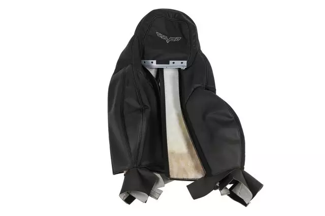19250843 - : Ebony and Dark Titanium Passenger Seat Back Coverr for GM Image
