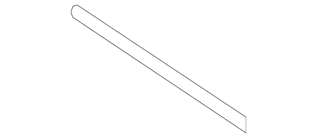 2165050186 - Radiator: Seal Lip for Mercedes-Benz: CL550, CL600, CL63 AMG, CL65 AMG Image image