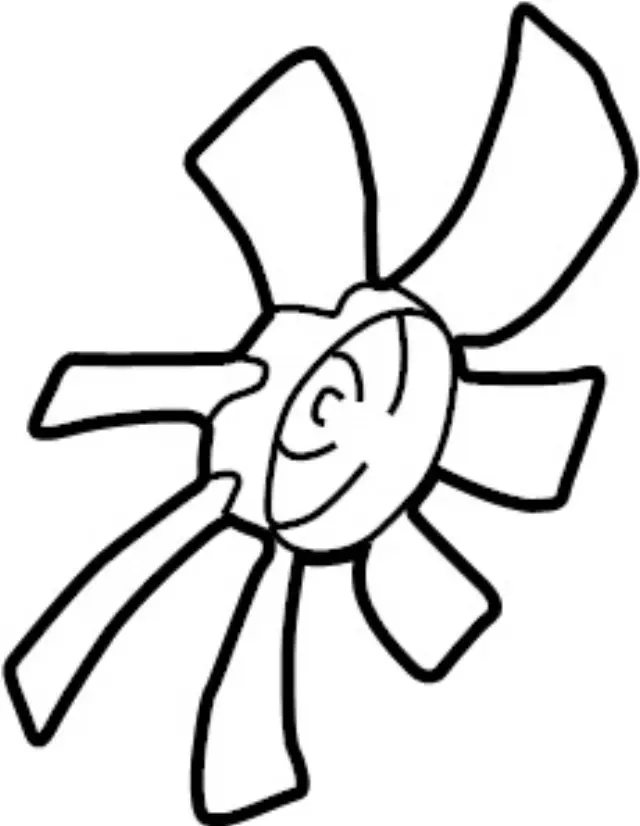 21486AR000 - : Fan Blade for INFINITI: M45, Q45 Image