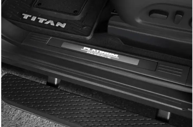 999G6W8PL0 - Exterior: 2023-2024 Nissan TITAN - Illuminated Kick Plates, Platinum Reserve for Nissan: TITAN, TITAN XD Image