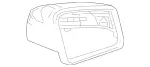 24681101009191 - Body: Upper Cover for Mercedes-Benz Image