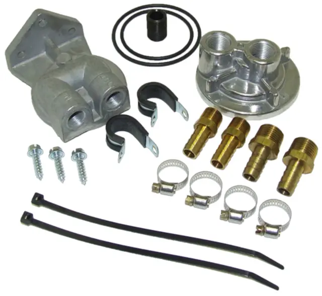 214 - : Engine Oil Filter Remote Mount Kit for Hayden Image