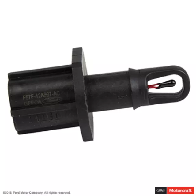 F57Z12A697A - Engine: Air Temp Sensor for Ford: Aerostar, Contour, E-150, E-150 Club Wagon, E-150 Econoline, E-150 Econoline Club Wagon, E-250, E-250 Econoline, E-350 Club Wagon, E-350 Econoline, E-350 Econoline Club Wagon, E-350 Super Duty, E-450 Econoline Super Duty, E-450 Super Duty, E-550 Econoline Super Duty, E-550 Super Duty, Econoline Super Duty, Escort, Excursion, Expedition, Explorer, F-150, F-150 Heritage, F-250, F-250 HD, F-250 Super Duty, F-350, F-350 Super Duty, F-450 Super Duty, F-550 Super Duty, Mustang, Ranger, Taurus, Thunderbird, Windstar | Lincoln: Blackwood, Continental, LS, Mark LT, Mark VIII, Navigator | Mercury: Cougar, Mountaineer, Mystique, Sable, Tracer Image