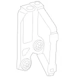 2315000231 - Radiator: Holder for Mercedes-Benz Image