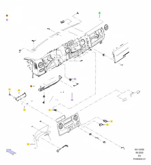 9C2Z15044D82AA - Body: Blank Cover for Ford Image