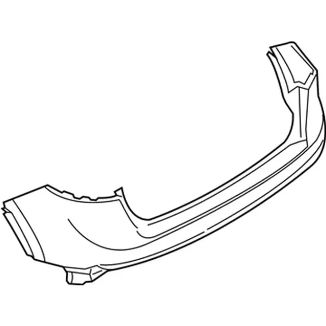 KA1Z17810ABPTM - Body: Bumper Cover for Lincoln: Nautilus Image