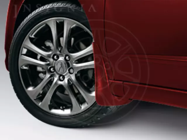 thumbnail interactive-video image 1 of Xukey 4x Front & Rear Mud Flaps Splash Guards For Acura TSX 2009-2014 - Black Plastic Set With Clips 1 of 3