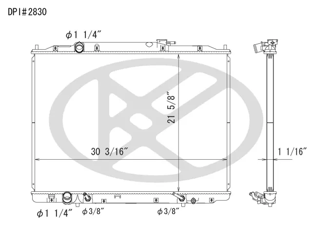 A2830 - : Koyorad Radiator for Koyo Image