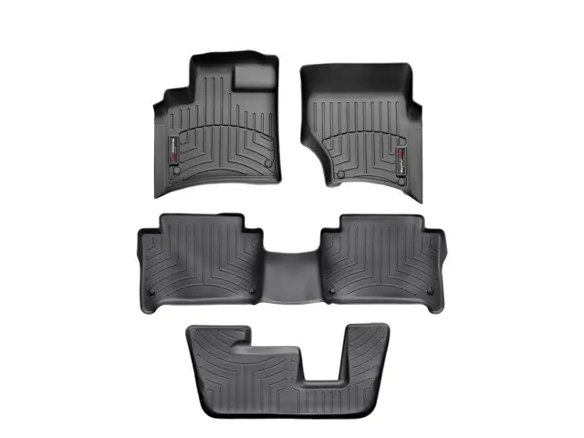 44151123 - Accessories: Front &amp; Rear &amp; Rear Black FloorLiner™ DigitalFit® for WeatherTech Image