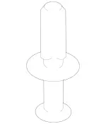 99054929051 - : Cover Rivet for Mercedes-Benz Image