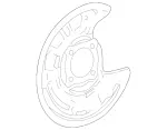 2474230220 - Brakes: Brake Cover Plate for Mercedes-Benz Image