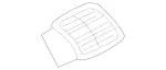 22083007547241 - Body: Vent Grille for Mercedes-Benz Image