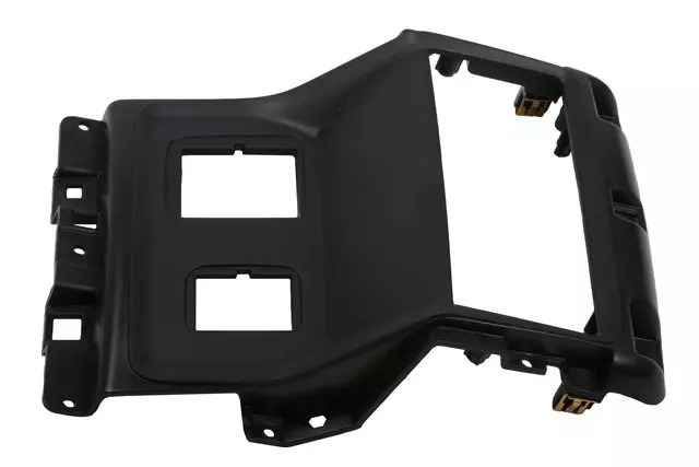 84111814 - : Jet Black Front Floor Console Rear Trim Plate for GM Image