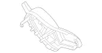 9946436002A17 - Steering: Center Cover for Mercedes-Benz Image