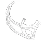 16688564259999 - Body: Bumper Cover for Mercedes-Benz Image