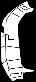 909031LZ0A - Body: Side Gate Trim for INFINITI: QX56, QX80 Image