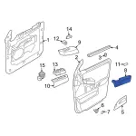 7L1Z7824101AB - Body: Armrest Pad for Ford: Expedition Image