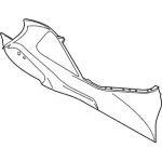 EJ5Z7804608AB - Body: Console Panel for Ford Image