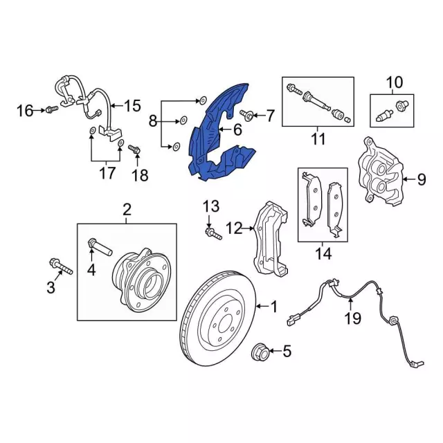 Splash Shield - Ford (L1MZ-2C028-E)