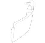 2048200274 - : Reflector for Mercedes-Benz Image