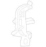 1775003300 - Radiator: Holder for Mercedes-Benz: CLA45 AMG, CLA45 AMG S, GLA45 AMG Image