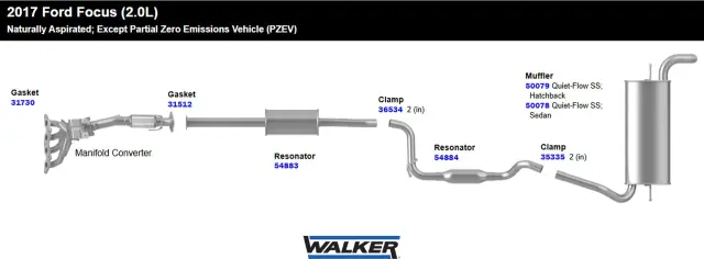 31730 - Gaskets: Exhaust Pipe Flange Gasket for Walker Exhaust Image