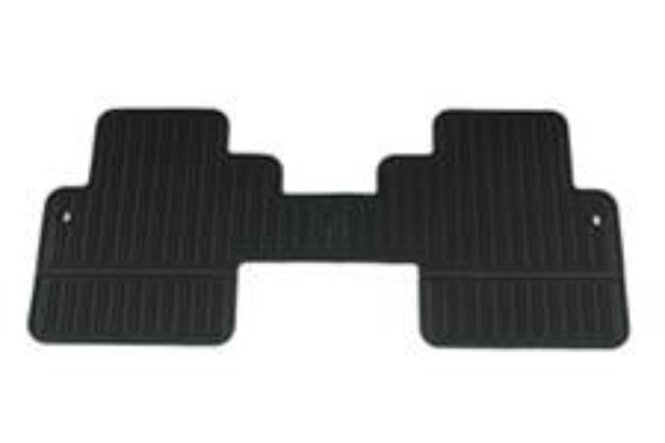 22890453 - : Second-Row One-Piece Premium All-Weather Floor Mat in Ebony (For models with Second-Row Captain's Chairs) for ACDelco Image