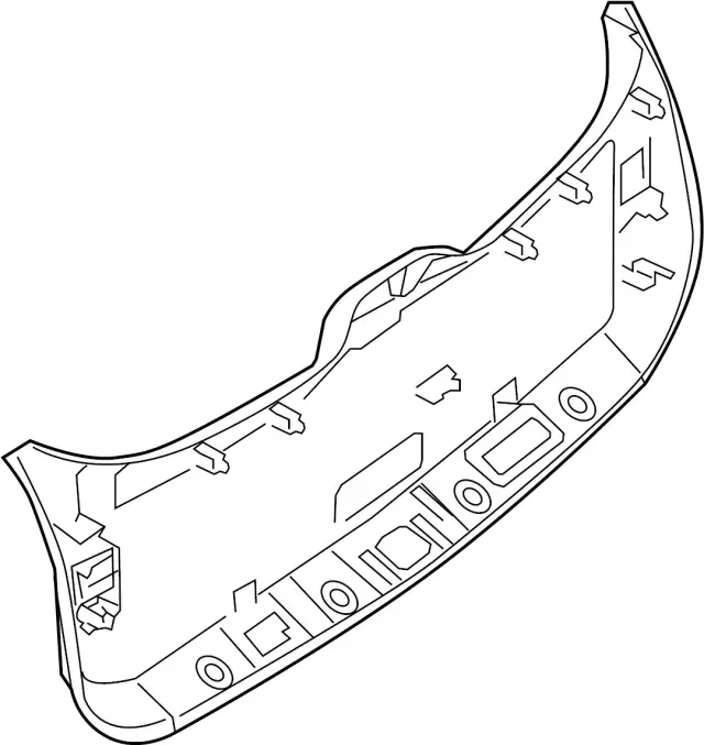 909013JA0B - Body: Lower Trim for INFINITI: JX35, QX60 Image