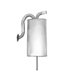 30013 - : Exhaust Muffler Assembly for AP Exhaust Image