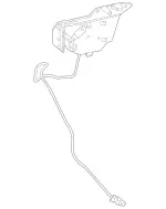 2479054801 - Front Door: Antenna for Mercedes-Benz: 180b, EQB 250+, EQB 300, EQB 350, GLA250, GLA35 AMG, GLA45 AMG, GLB250, GLB35 AMG Image