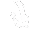 2026203831 - Cowl, Front Panel: Console for Mercedes-Benz: C220, C230, C280, C43 AMG, CLK430, SLK230, SLK320 Image
