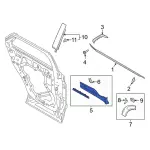 LB5Z7820878AC - Body: Lower Molding for Ford: Explorer, Police Interceptor Utility Image