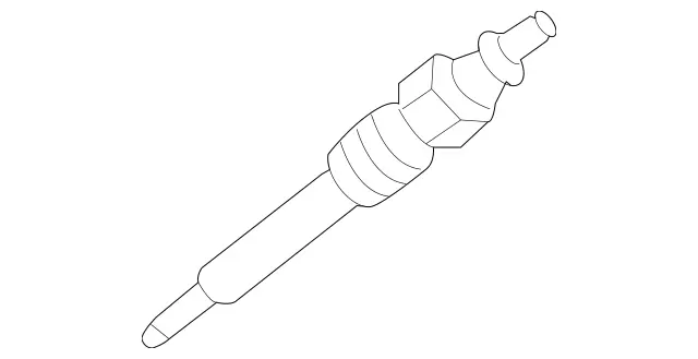 1159710164 - : Glow Plug for Mercedes-Benz: Sprinter 2500, Sprinter 3500 Image