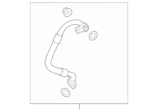 2138301902 - Heating and Ventilation: Refrigerant Line for Mercedes-Benz: AMG GT 43, AMG GT 53, CLS450, CLS53 AMG, E53 AMG Image image
