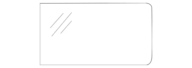 9076701700 - Body: Quarter Glass for Mercedes-Benz Image