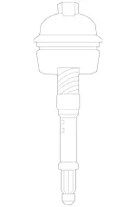 270180040064 - : Filter Cover for Mercedes-Benz: Metris, Sprinter 1500, Sprinter 2500 Image