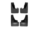 110129120048 - : Black MudFlap No-Drill DigitalFit® MudFlap Kit for WeatherTech Image