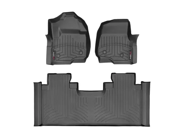 4410511V446975 - : Black FloorLiner™ DigitalFit®, Front &amp; 2nd Row for WeatherTech Image