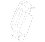 16792016108T38 - Body: Center Cover for Mercedes-Benz Image
