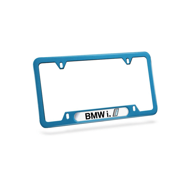 82122357928 - Exterior: License Plate Frame - Blue for BMW: 230i Image