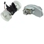BK1447 - : HVAC Blower Motor Kit -- Double Shaft Blower Motor W/ Wheel Kit for UAC Image