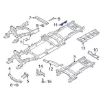 LC3Z5L028A - Body: Side Plate for Ford: F-250 Super Duty, F-350 Super Duty Image
