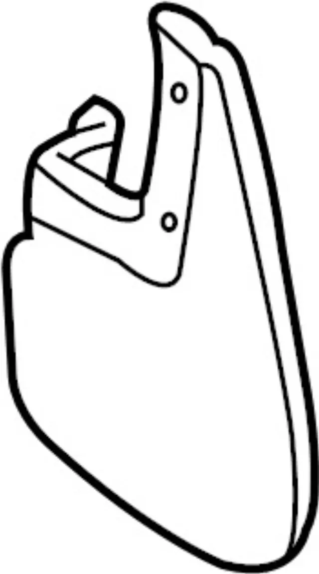 F38501W310 - Body: Mud Guard for INFINITI: QX4 Image